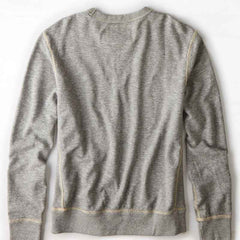 Grey Heather AEO Vintage Crew Sweatshirt