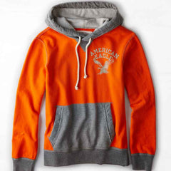 Varsity Orange AEO Signature Hooded Pop Over