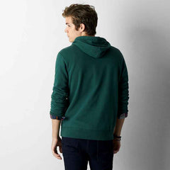 Rugged Green AEO Signature Hooded Pop Over